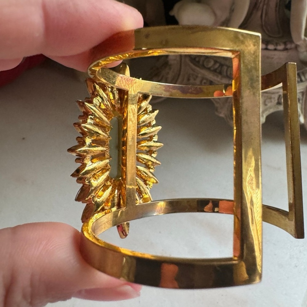 Vince Camuto Gold-Tone Cuff Bracelet – Classic & Bold - Picture 3 of 5